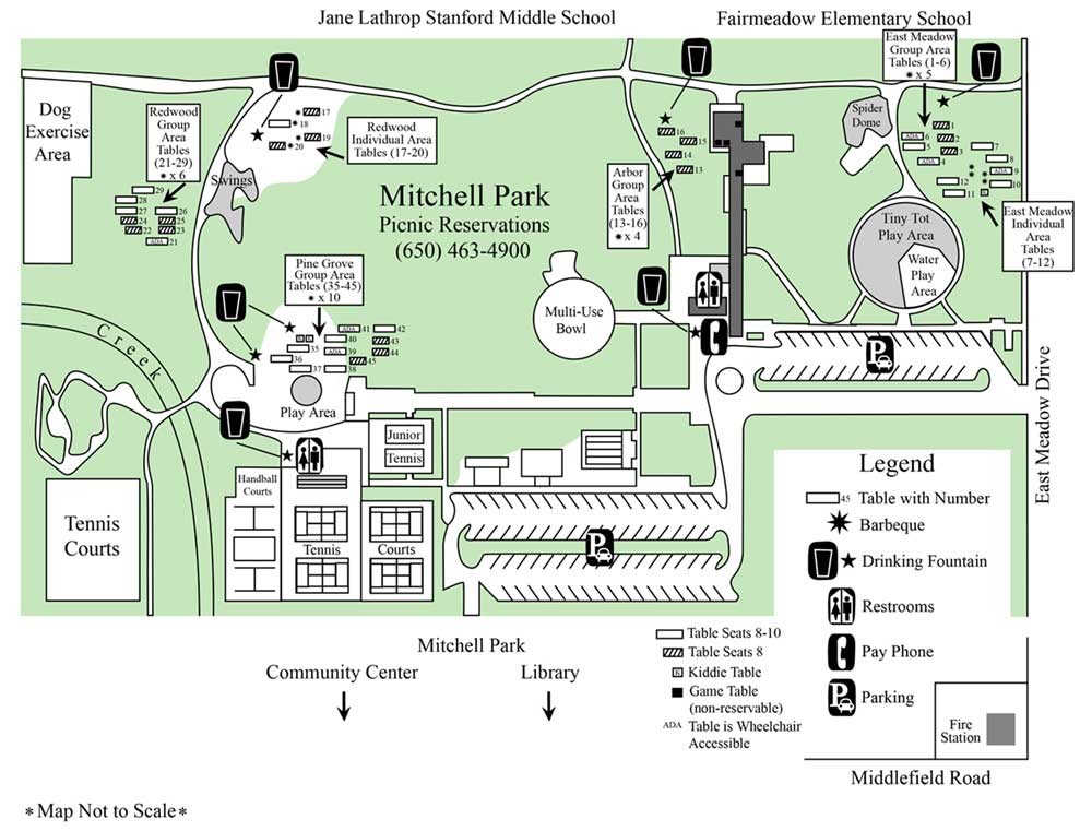 Mitchell Park Map