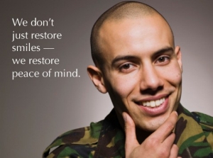 "We restore peace of mind" graphic